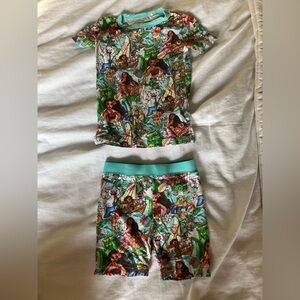 Bamboo Moana Pajama Short Set